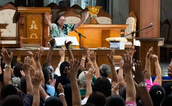 Presidente da UNICOVADAL, irmã Edivanilda Nicácio convidou as mulheres da capital para integrar a União dos Círculos de Oração