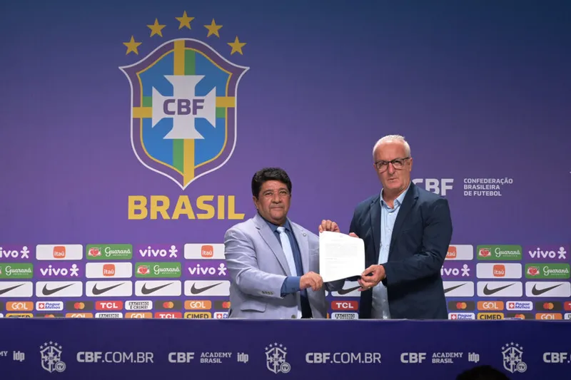 Dorival Jr. e Ednaldo Rodrigues estão trabalhando juntos para buscar novos dirigentes para a CBF