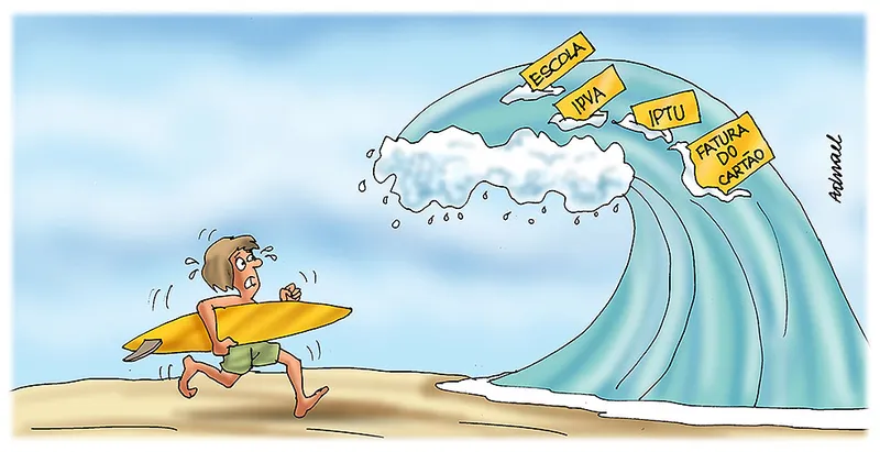 Imagem ilustrativa da imagem Charge de Adnael Silva - 03/01/2024