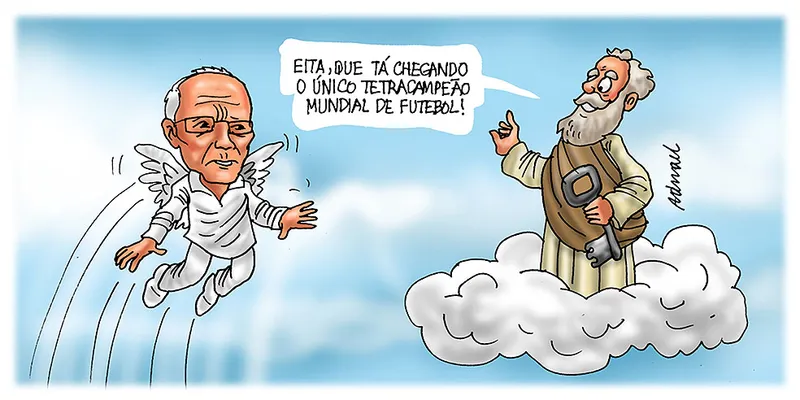 Imagem ilustrativa da imagem Charge de Adnael Silva - 09/01/2024