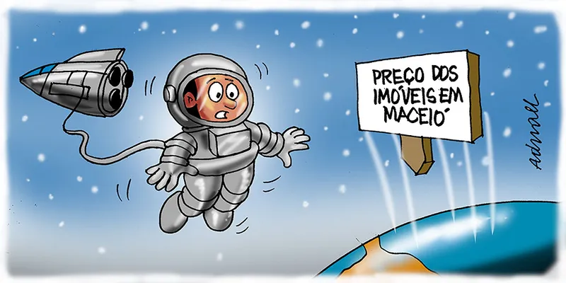 Imagem ilustrativa da imagem Charge de Adnael Silva - 12/01/2024