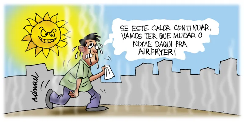 Imagem ilustrativa da imagem Charge de Adnael Silva - 16/01/2024