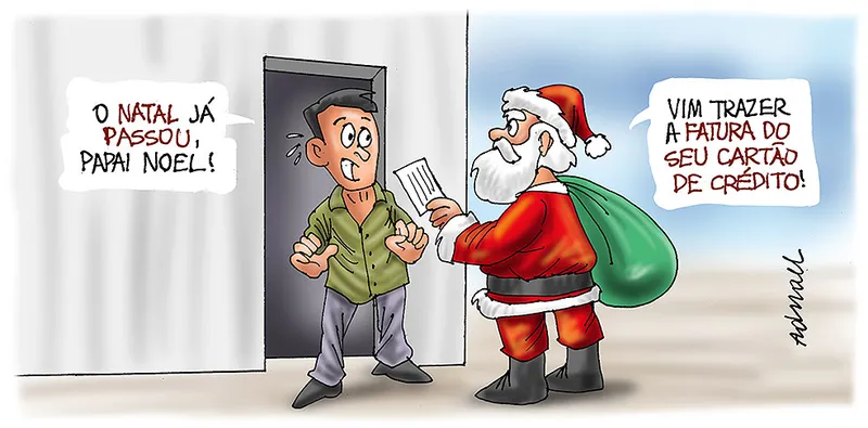 Imagem ilustrativa da imagem Charge de Adnael Silva - 27/12/2023