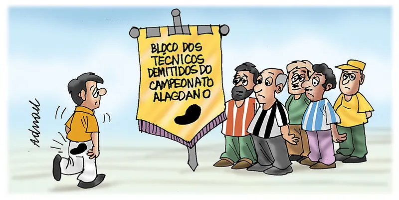 Imagem ilustrativa da imagem Charge de Adnael Silva - 07/02/2024