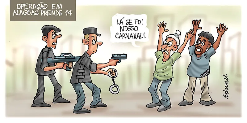 Imagem ilustrativa da imagem Charge de Adnael Silva - 08/02/2024
