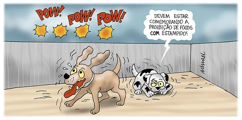 Imagem ilustrativa da imagem Charge de Adnael Silva - 09/02/2024