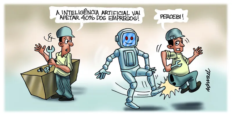 Imagem ilustrativa da imagem Charge de Adnael Silva - 20 e 21/01/2024