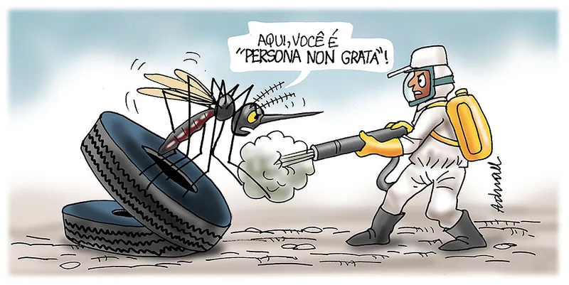 Imagem ilustrativa da imagem Charge de Adnael Silva - 21/02/2024