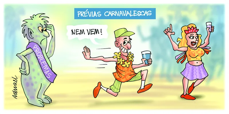 Imagem ilustrativa da imagem Charge de Adnael Silva - 27 e 28/01/2024