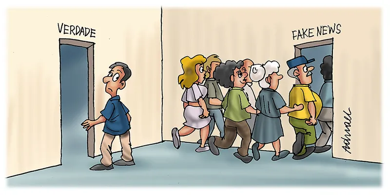 Imagem ilustrativa da imagem Charge de Adnael Silva - 28/02/2024