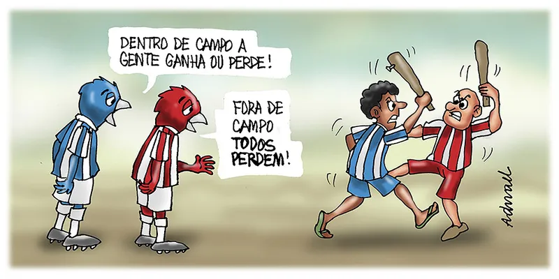 Imagem ilustrativa da imagem Charge de Adnael Silva - 30/01/2024