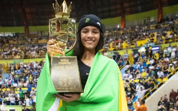 Um dos maiores expoentes de esportes radicais no Brasil, a skatista e medalhista olímpica Rayssa Leal foi novamente indicada ao Laureus World Sports Awards