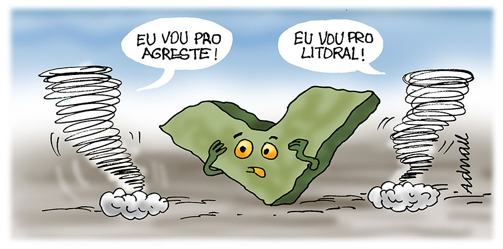 Imagem ilustrativa da imagem Charge de Adnael Silva - 27/02/2024