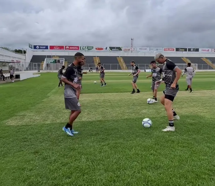 Elenco do Alvinegro voltou aos trabalhos de olho no duelo com Jacuipense, no próximo sábado (18), pela Série D do Brasileiro