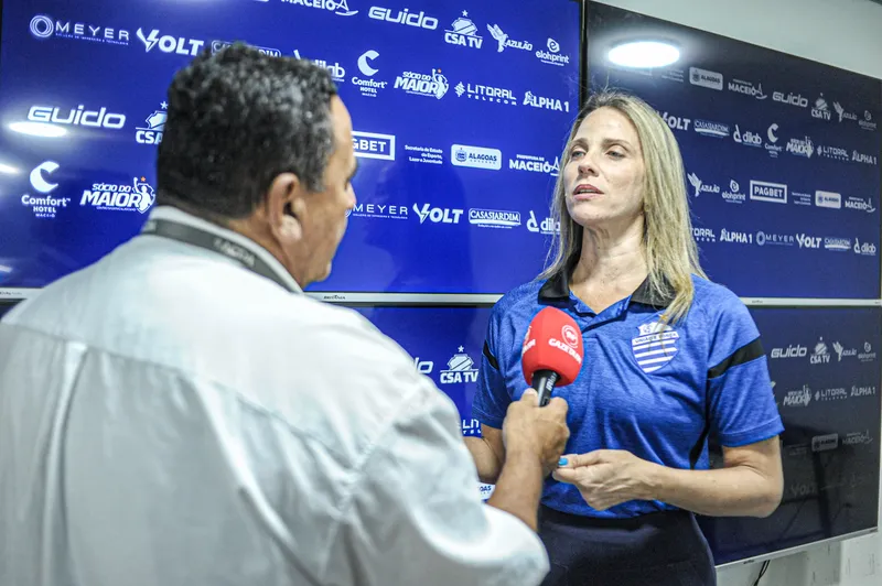 Presidente do CSA, Mírian Monte, falou sobre a situação financeira do clube, em entrevista ao repórter Warner Oliveira, do Timaço na Gazeta: “Posso dizer que tranquilo ninguém vai estar’