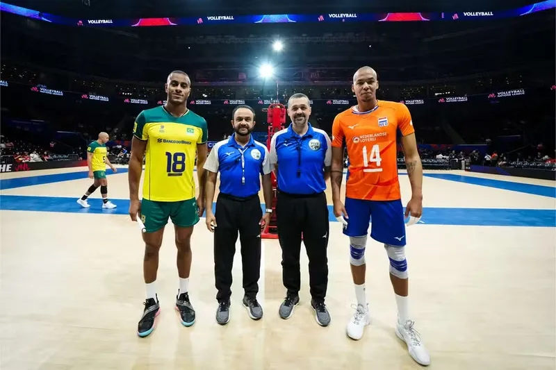 Brasil enfrentou e venceu a Holanda