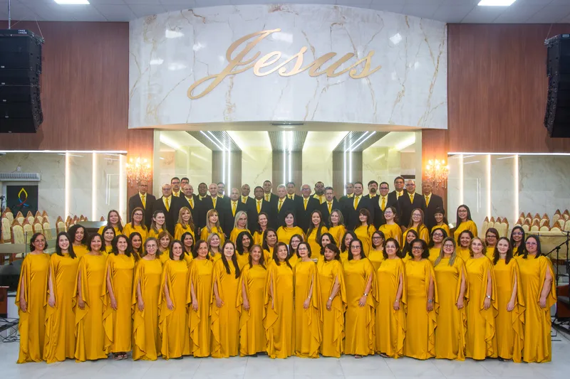 Assembleia de Deus celebrou os 50 anos do Coral Louvor Jovem, no último domingo, com culto de gratidão