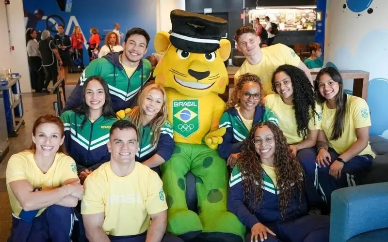 Membros da comitiva brasileira em Paris para as Olimpíadas 2024