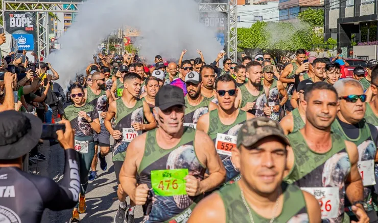 VII Desafio Bope aconteceu nesse domingo, na orla de Maceió