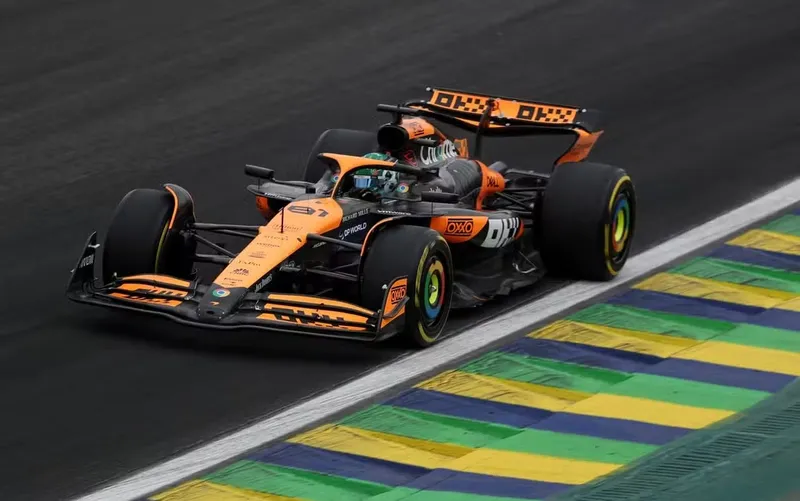 Oscar Piastri, da McLaren, tem expectativa alta em Interlagos