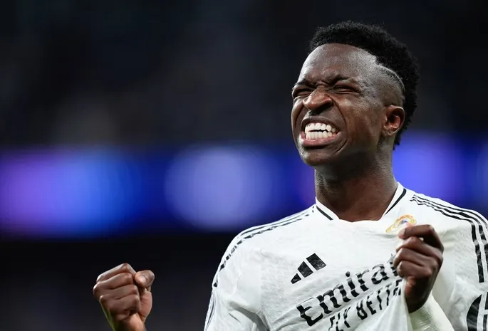 Vini Jr jogador  do Real Madrid.