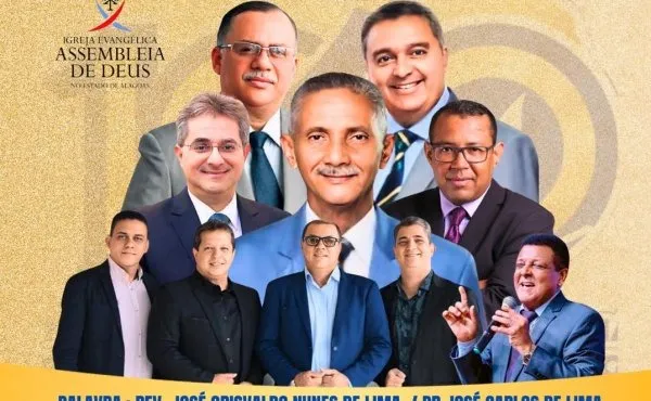 Convidados do evento na Assembleia de Deus em Maragogi, que celebrará o Centenário naquela cidade