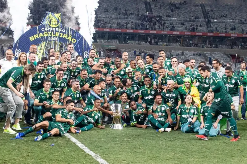 Palmeiras é o atual campeão da Série A do Brasileirão