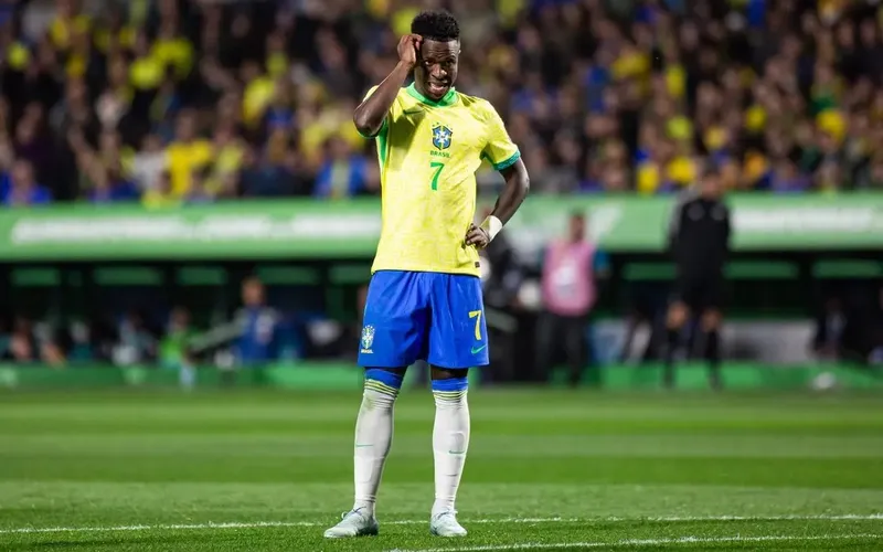 Seleção Brasileira de Vini Jr e companhia caiu para quinta colocação, com 18 pontos somados