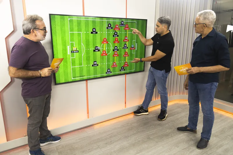 Orlando Batista, Marlon Araújo e Walmari Vilela fazem a cobertura esportiva no Timaço na Gazeta