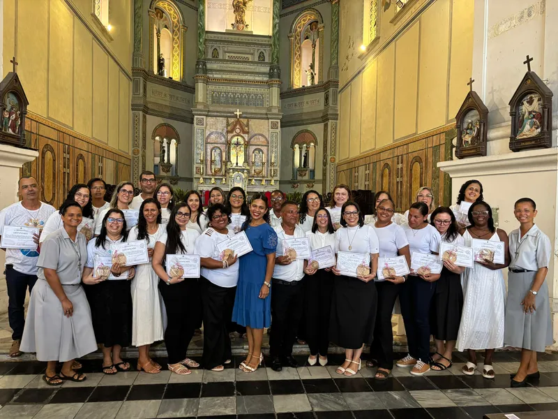 Integrantes da 3ª turma da Escola Arquidiocesana de Catequese