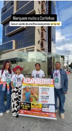 Imagem ilustrativa da imagem Mãe de crianças desaparecidas há oito meses no Maranhão busca ajuda na capital alagoana
