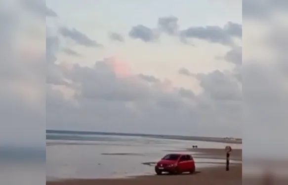 Motorista faz ‘cavalos de pau’ na faixa de areia e é investigado em Piaçabuçu