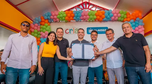 Paulo Dantas entrega a 67ª Creche Cria, em Maribondo - Imagem