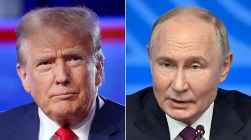 Trump diz que Putin concorda em negociar o fim da guerra - Imagem