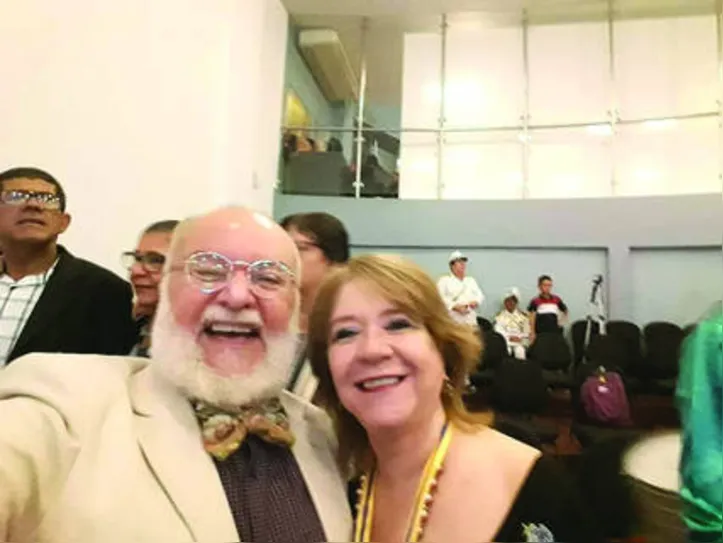 HOMERO CAVALCANTE+SOCORRINHO LAMENHA laureados em noite de red carpet na Asfopal