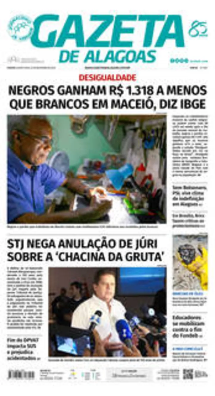 Imagem ilustrativa da imagem Edição do dia 14 de novembro de  2019