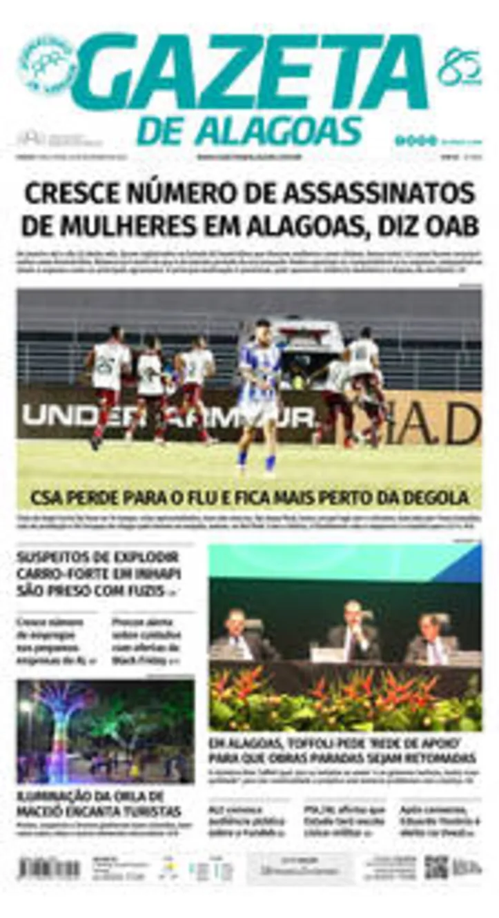 Imagem ilustrativa da imagem Edição do dia 26 de novembro de  2019