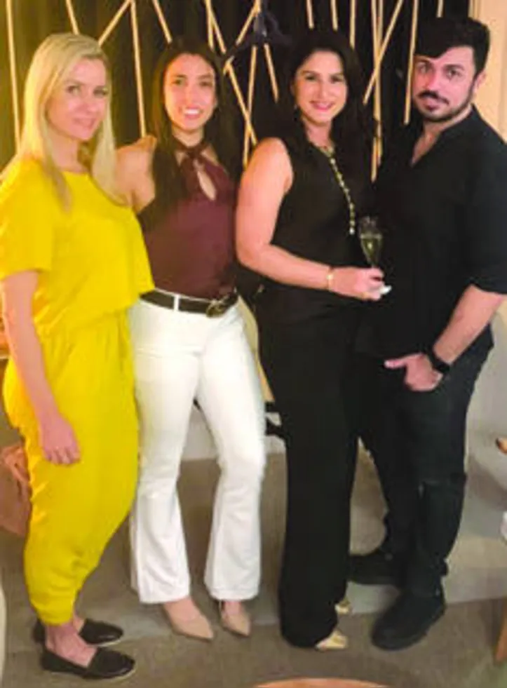 Depois de temporada na Europa, DALILA CABRAL recebe o carinho de amigas arquitetas e do empresário LUCIANO BRNDÃO por seu espaço na II Mostra Fabricatto Arq+Design