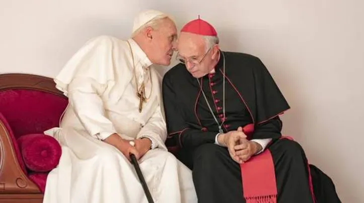 Imagem ilustrativa da imagem DOIS PAPAS NAS TELONAS