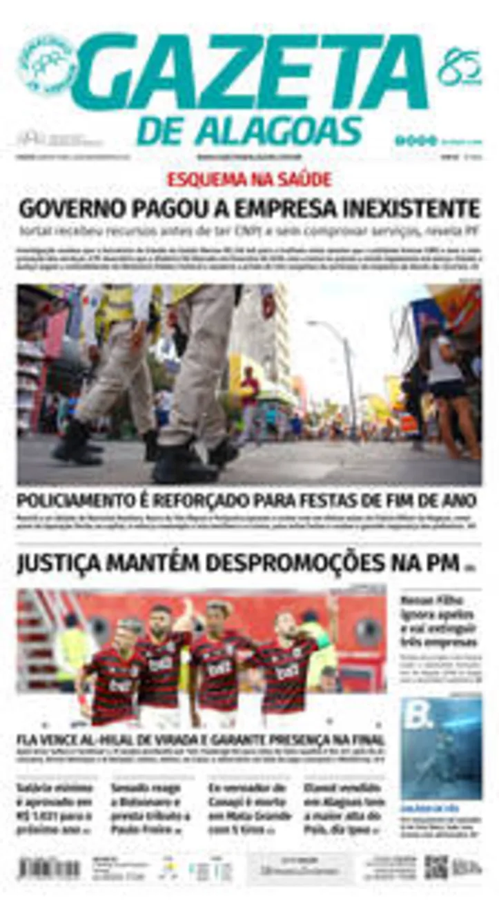 Imagem ilustrativa da imagem Edição do dia 18 de dezembro de  2019