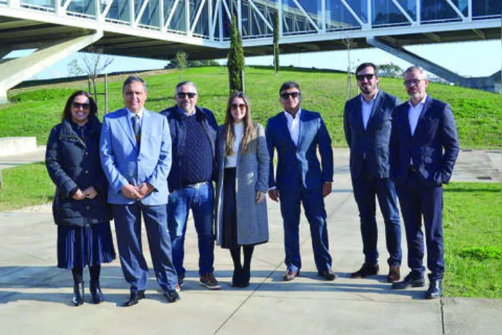 Sócios da Taboada Incorporadora e Macro Empreendimentos na cidade de Óbidos, em Portugal