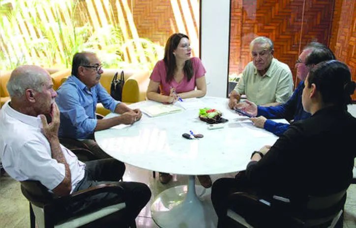 Encontro foi realizado na sede da Faeal e contou também com a presença de demais dirigentes e técnicos da federação e do Senar-AL