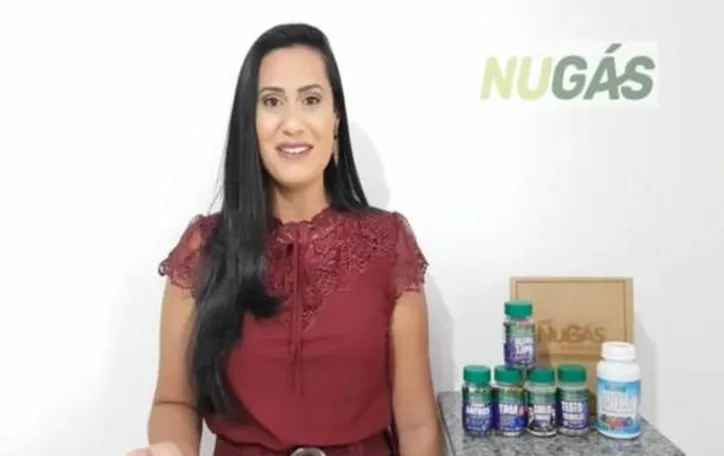 MARÍLIA RODRIGUES, representante exclusiva Nugás, comemora o sucesso do suplemento no mercado alagoano