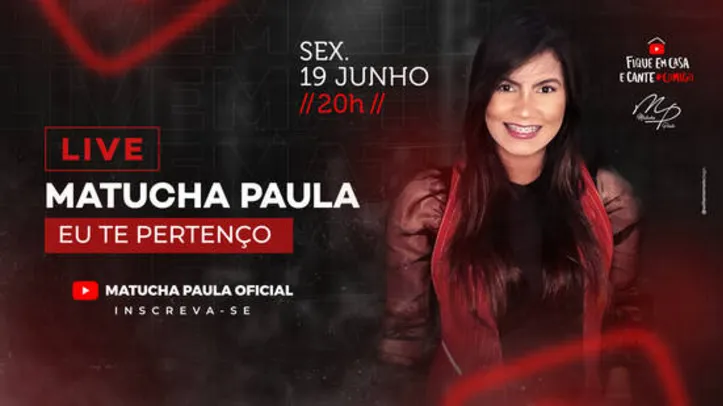 Imagem ilustrativa da imagem Matucha Paula fará live com louvores e anuncia novo single
