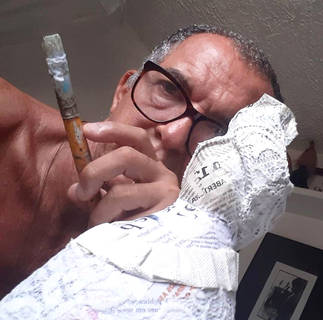 No melhor estilo ‘criador+criatura’, PERSIVALDO FIGUEIROA aposta na arte para minimizar os efeitos da quarentena