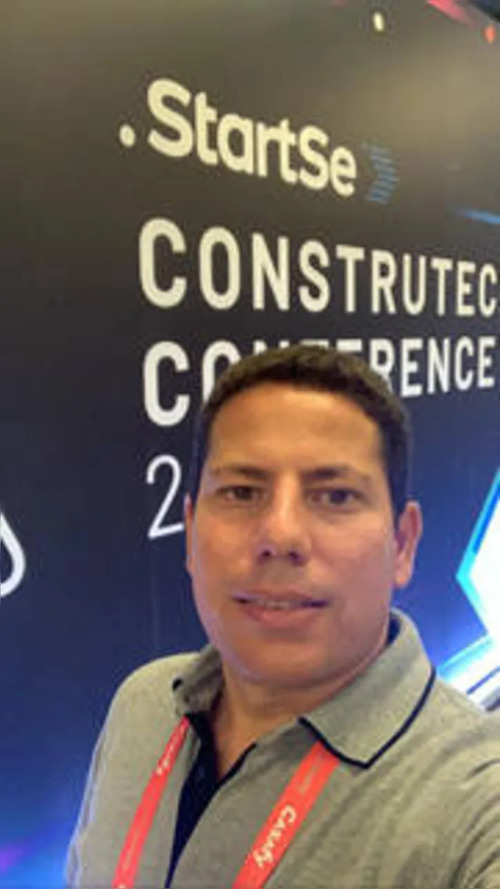 BRUNO ROCHA, empresário do mercado imobiliário, comemora o bom momento para o setor da construção no estado