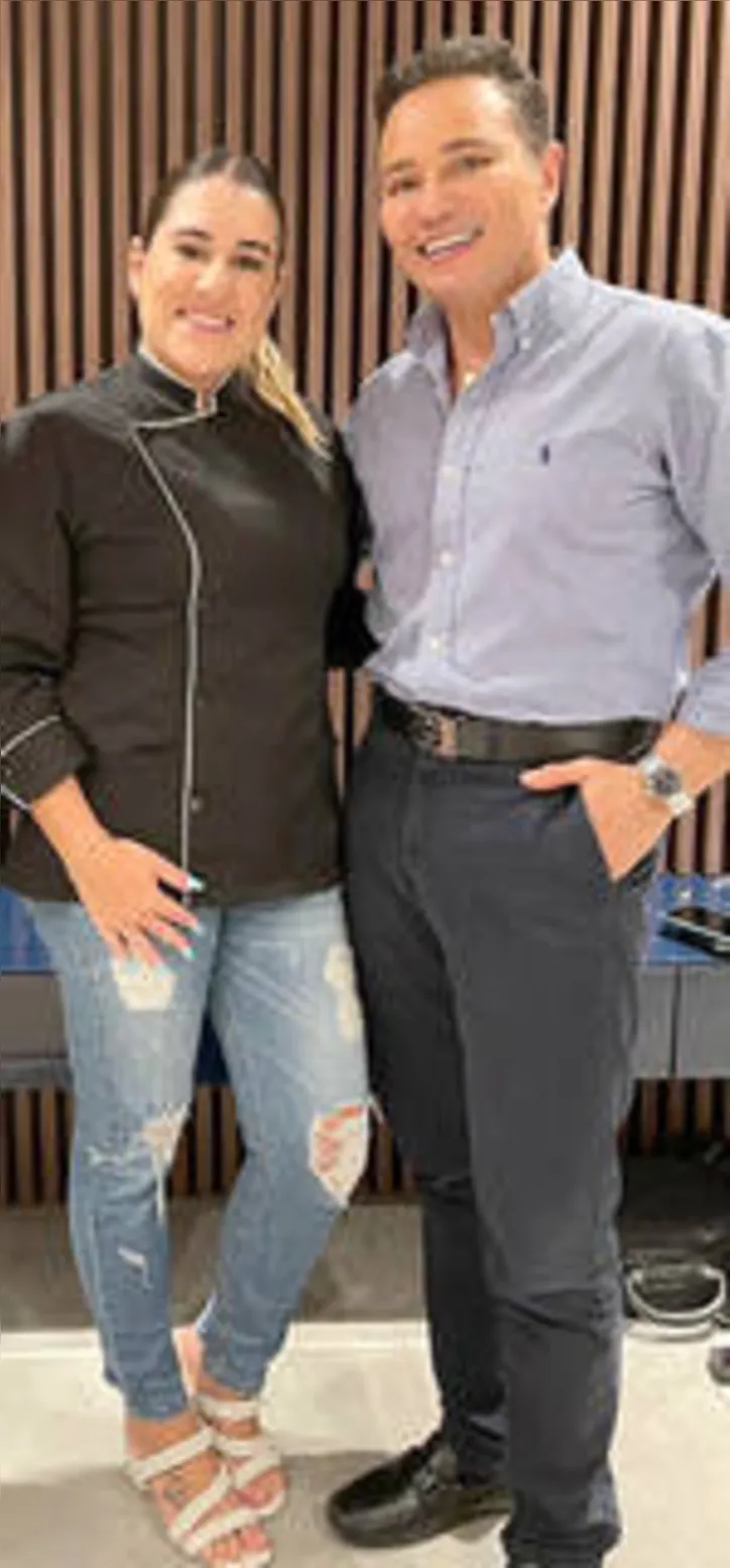 Feras quando o assunto é gastronomia e harmonização orofacial - respectivamente - MARCELA MEIRELES+EMERSON ALBUQUERQUE gravaram recente participação no programa +Estilo, da TV Mar