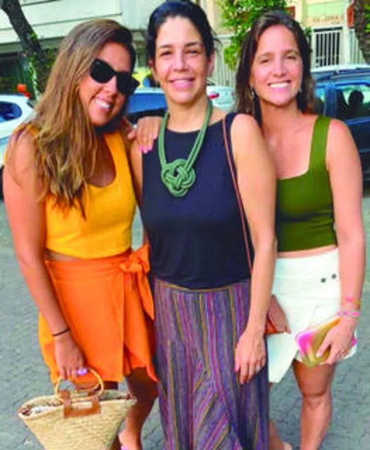 Floristas de marca maior, LAURINHA AMARAL+KARINA SAAB+LARA ACCIOLY tiraram dias de dolce far niente no Rio de Janeiro