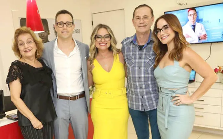 Ilhado pela família, o empresário MÁRCIO NUTELS - boss da rede Flu Look - brinda idade nova hoje