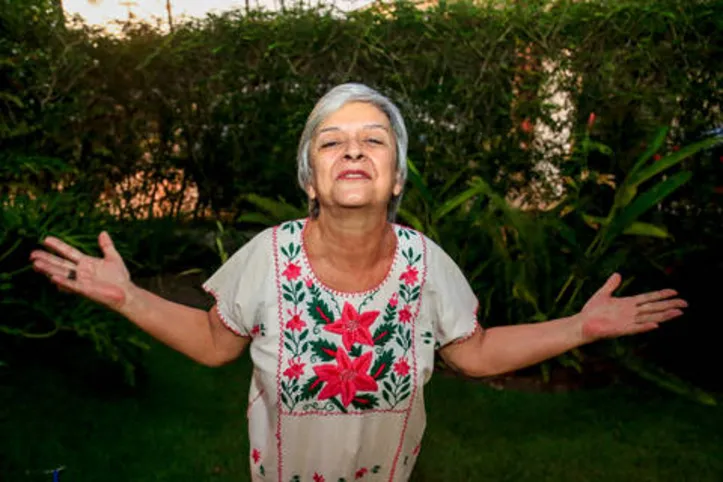 Beatriz Brandão Sá, do bloco Filhinhos da Mamãe, diz que momento exige otimismo